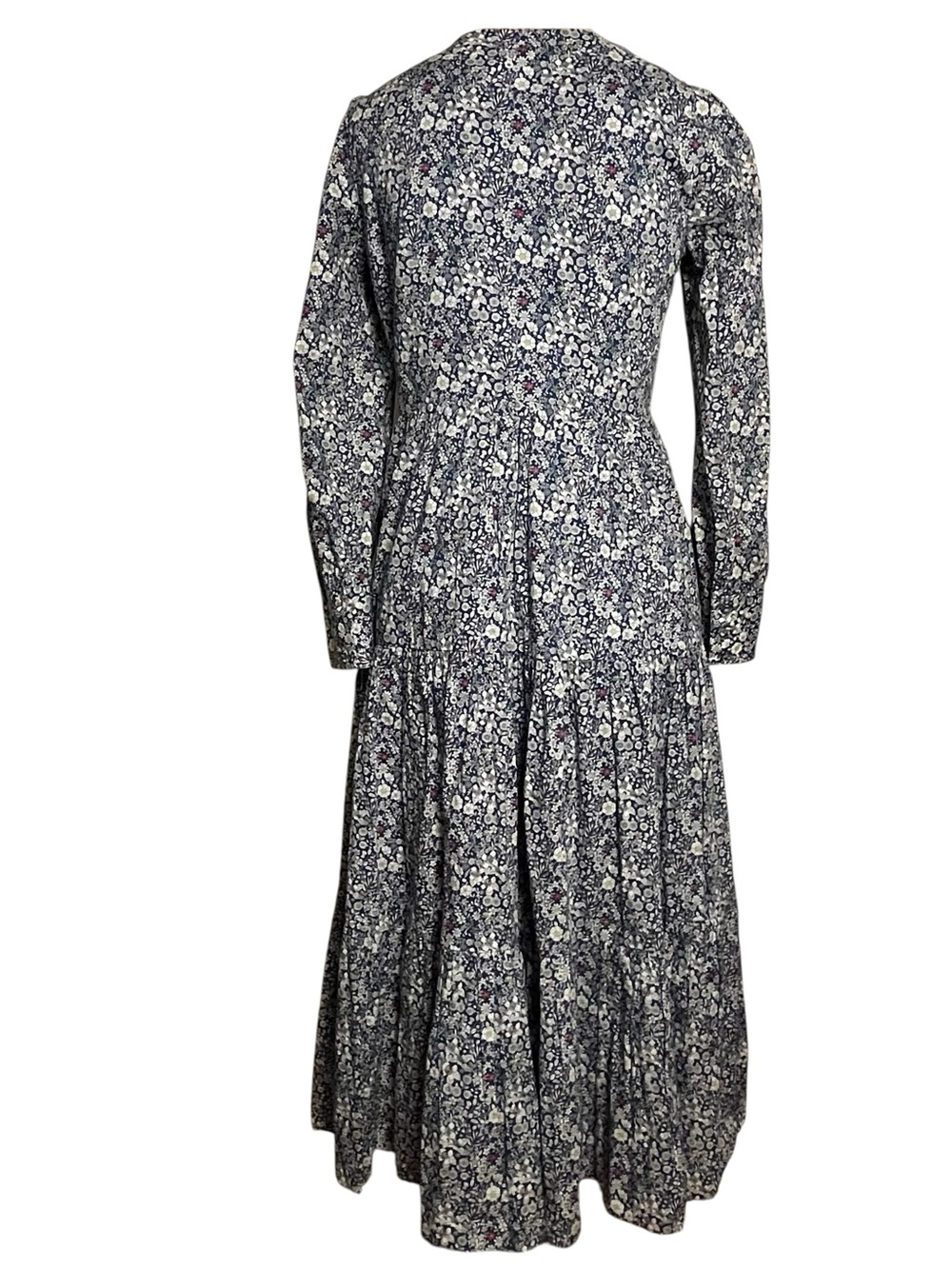 J Crew x Liberty Long Tiered Dress Liberty® June's Meadow Ditzy Floral Midi 2 - Picture 5 of 16